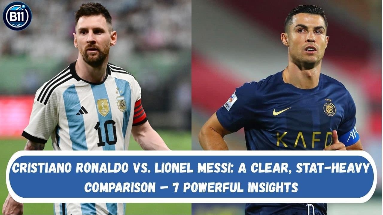 Cristiano Ronaldo vs. Lionel Messi: A Clear, Stat-Heavy Comparison – 7 Powerful Insights