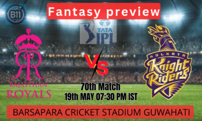 Rajasthan Royals vs Kolkata Knight Riders