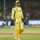 MS Dhoni in action for CSK during IPL 2024