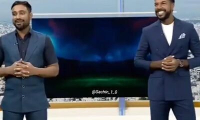 Ambati Rayudu and Varun Aaron discussing RCB's win over CSK