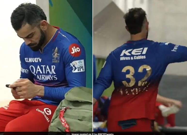 Watch: Virat Kohli, Glenn Maxwell Shattered As Painful RCB Dressing Room Scenes EmergeVirat Kohli, Faf du Plessis, Dinesh Karthik, etc. were all devastated as RCB were knocked out from the IPL 2024 following a defeat against RR in the Eliminator.Asian News InternationalUpdated: May 23, 2024 12:44 PM ISTRead Time: 4 min Watch: Virat Kohli, Glenn Maxwell Shattered As Painful RCB Dressing Room Scenes Emerge RCB players devastated after defeat against RR