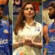 Nita Ambani with Rohit Shrama, Hardik Pandya and other MI stars