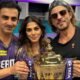 Guatam Gambhir with Shah Rukh Khan after KKR's IPL 2024 triumph