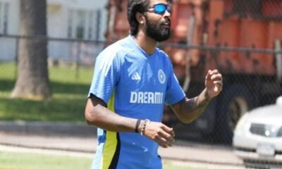 Hardik Pandya during the Indian cricket team practice session