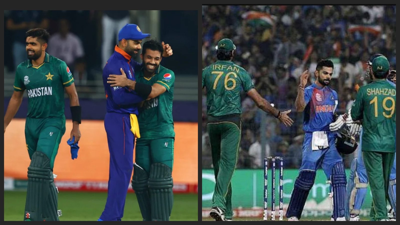 Matches in T20 World cup history of India-Pakistan rivalry