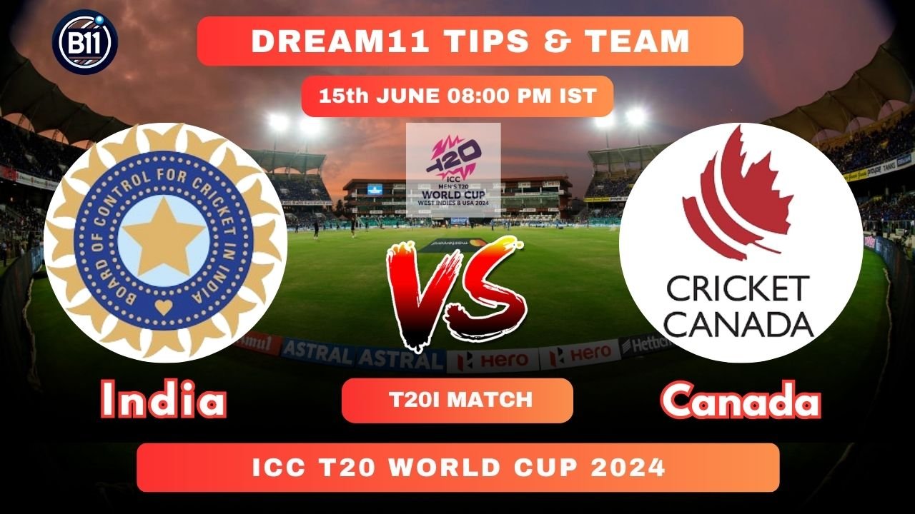 Match Details for India vs Canada Showdown