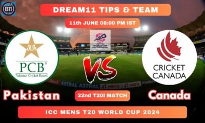 Match Details for Pakistan vs Canada Showdown