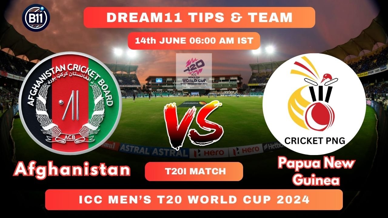 AFG vs PNG 29th T20I Match Preview, Dream11 Tips, Pitch Report, and Match Details for Afghanistan vs Papua Showdown