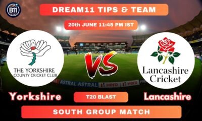 Match Details for Yorkshire vs Lancashire Showdown