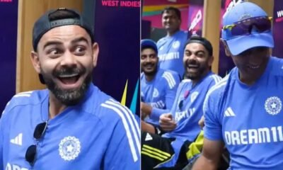 Virat Kohli in Team India's dressing room