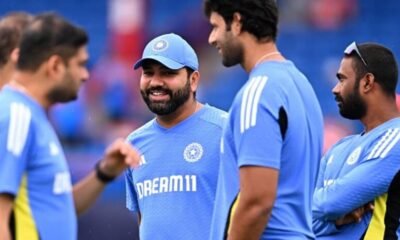 Indian cricket team practices ahead of T20 World Cup 2024 Super 8