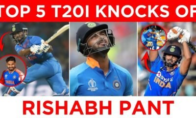 5 T20I Innings of Rishabh Pant