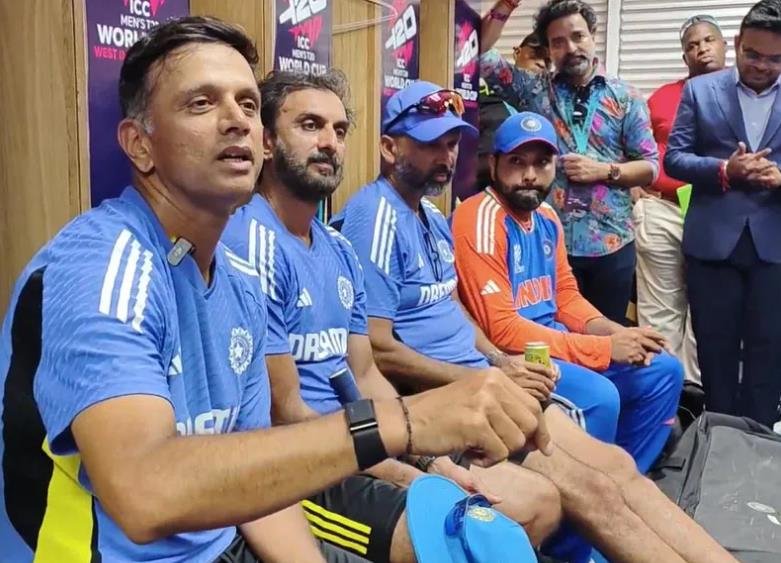 Rahul Dravid's final speech as Team India's head coach