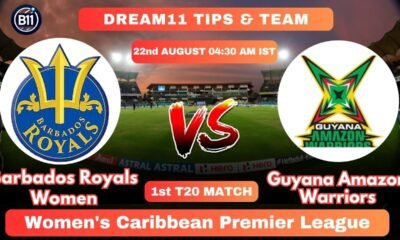 Barbados Royals Women vs Guyana Amazon Warriors Women