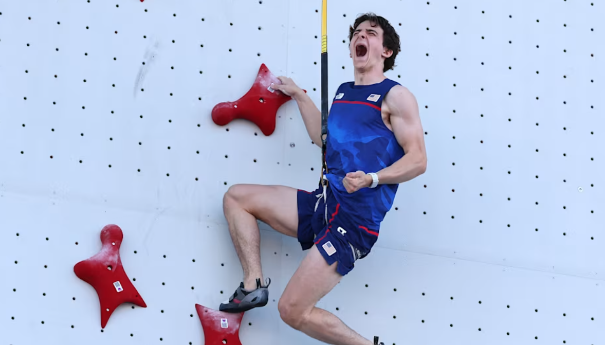 American Teenager Sets Record in Olympic Sport Climbing