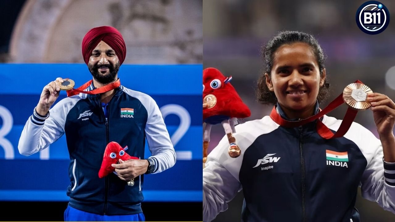 India’s Flag Bearers in Paralympics Closing Ceremony