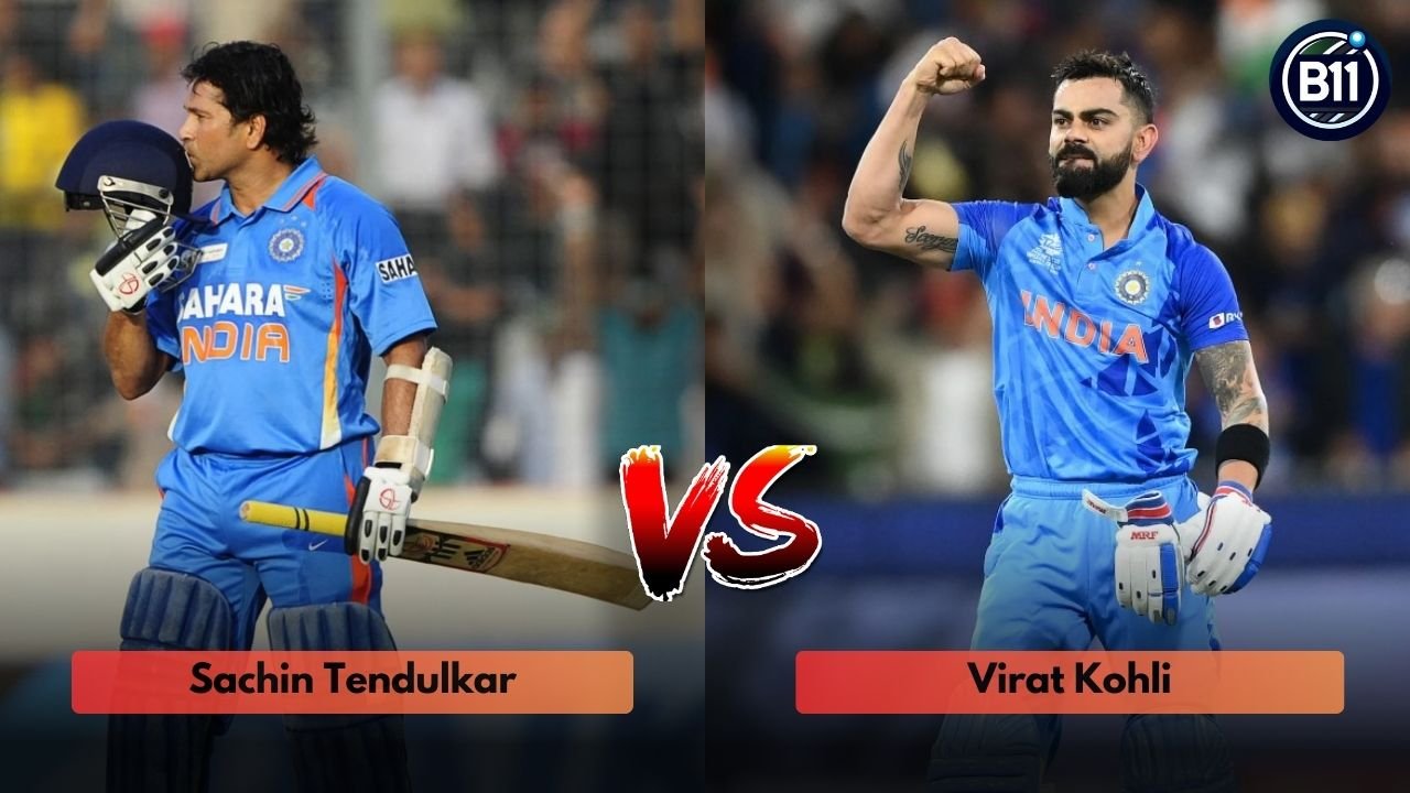 Virat Kohli vs Sachin Tendulkar: Comparing Cricket Legends