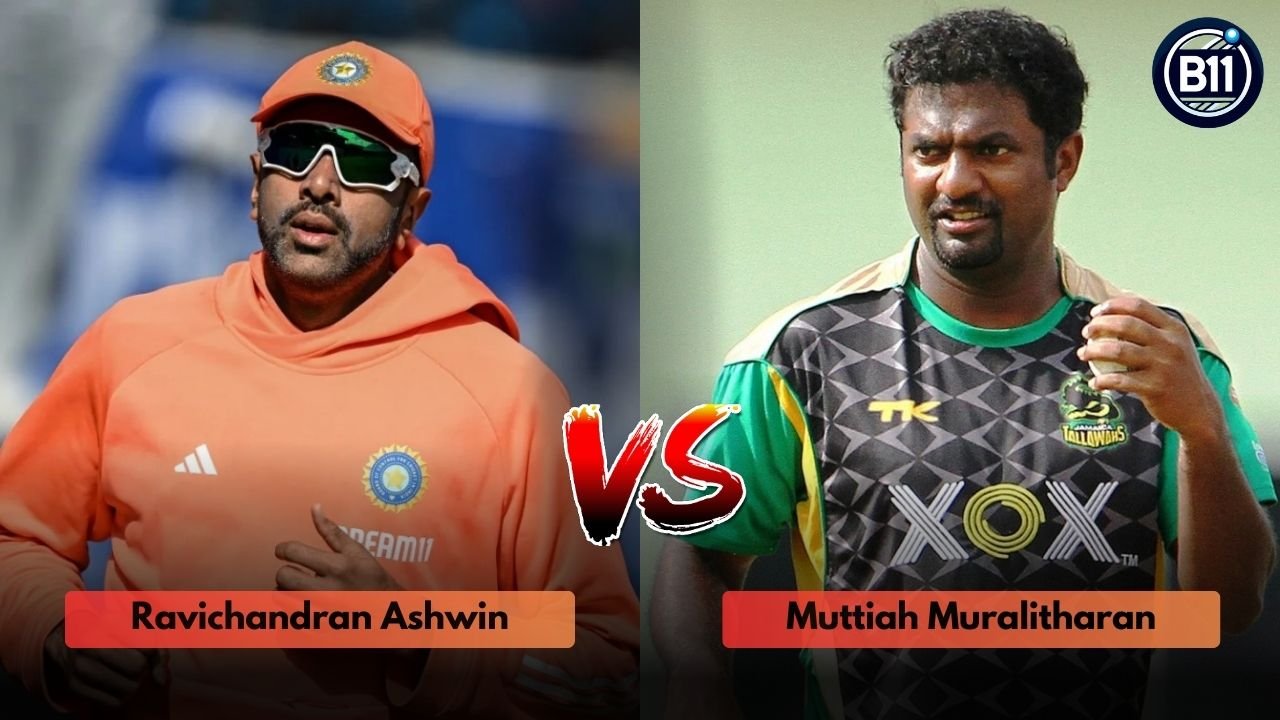 Muttiah Muralitharan vs Ravichandran Ashwin