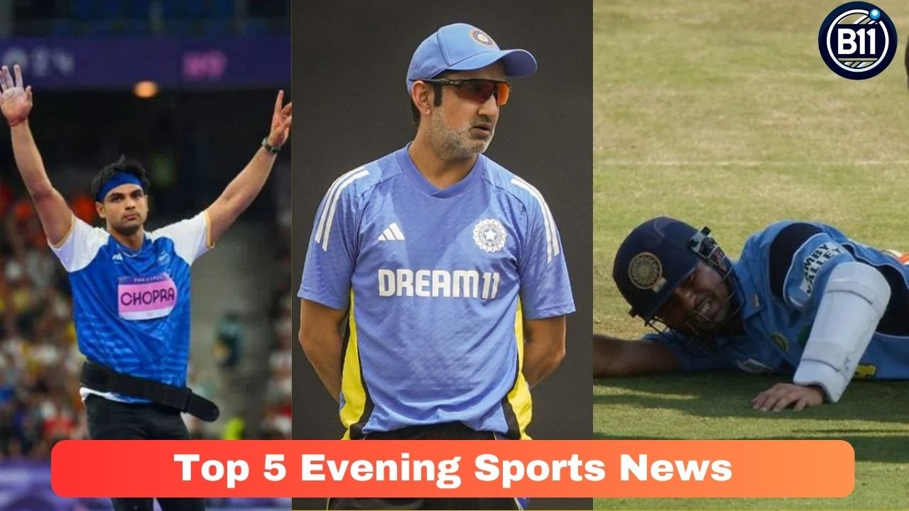 Top 5 Evening Sports News