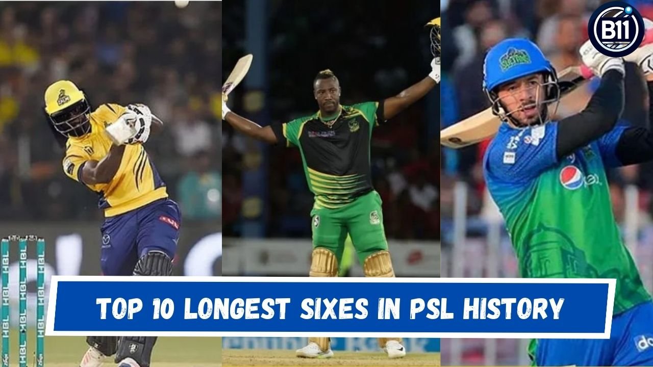 Top 10 Longest Sixes in PSL History