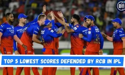 Top 5 Lowest Scores Defended by RCB in IPL