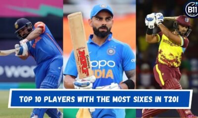 Top 10 Players with the Most Sixes in T20 Internationals