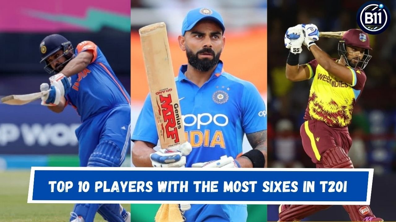 Top 10 Players with the Most Sixes in T20 Internationals