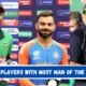 Top 10 Players with Most Man of the Series