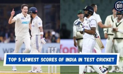 Top 5 Lowest Scores of India In Test Cricket