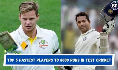 Top 5 Fastest Players to 8000 Runs in Test Cricket