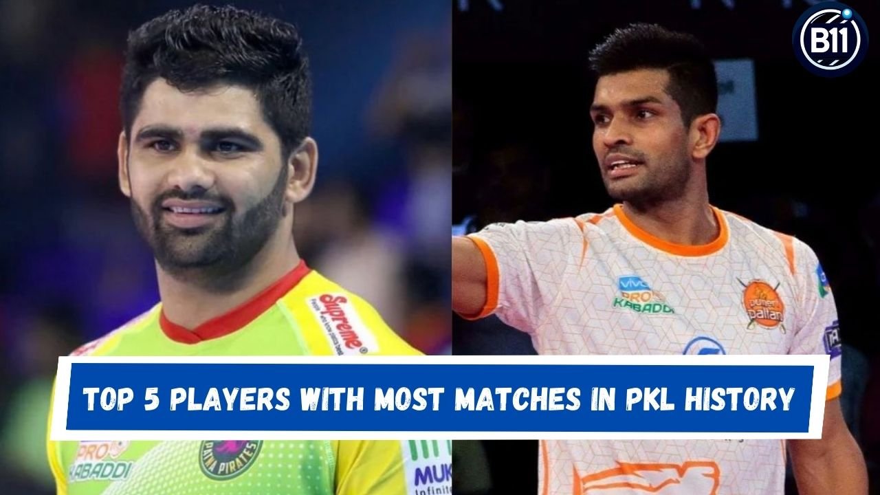 Top 5 Players with Most Matches in Pro Kabaddi League History