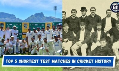 Top 5 Shortest Test Matches in Cricket History