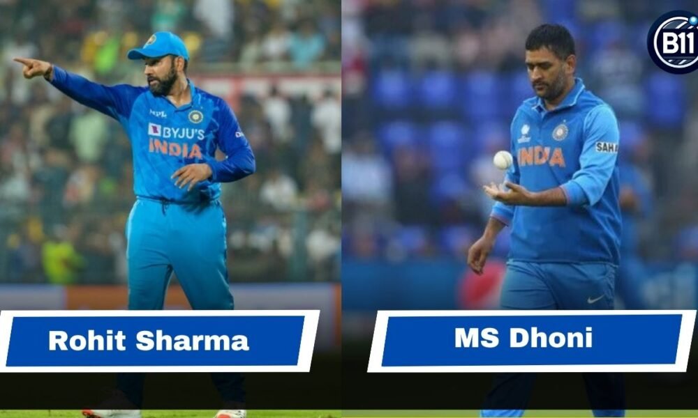 MS Dhoni vs Rohit Sharma